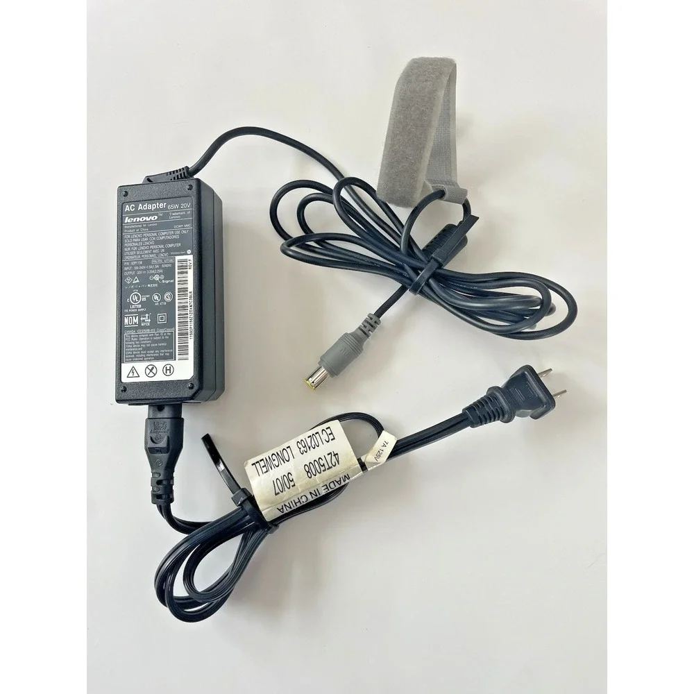 Lenovo 92P1156 90W AC Adapter Charger Genuine OEM‎ ThinkPad Laptop Power Supply